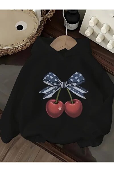 oneagılyazı Zvezdana trešnja Štampano Sa kapuljačom Dukserica