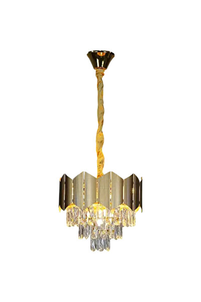 HAMER Luxury Crystal Chandelier, Modern Gold Chandelier, 40cm