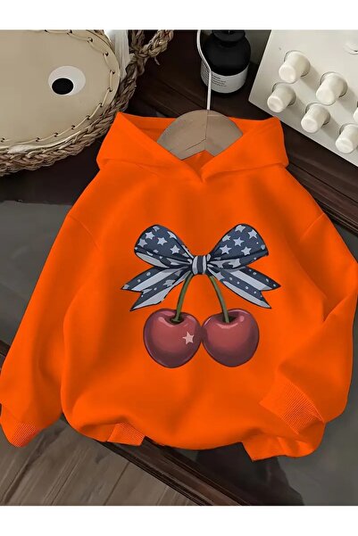 oneagılyazı Φούτερ Star Cherry με τύπωμα με κουκούλα