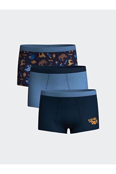 LC Waikiki Printed Boys' Boxer 3-Pack (W5)