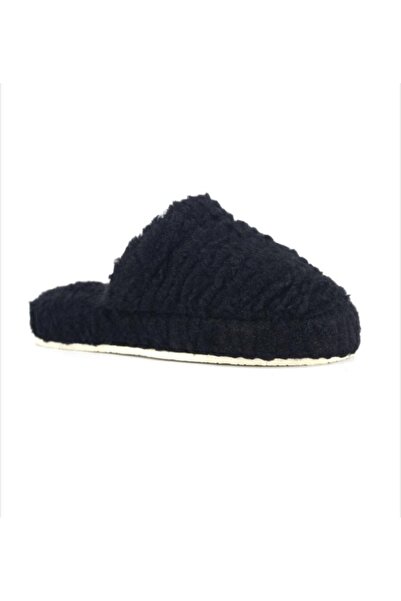 Home Black Winter House Slippers,