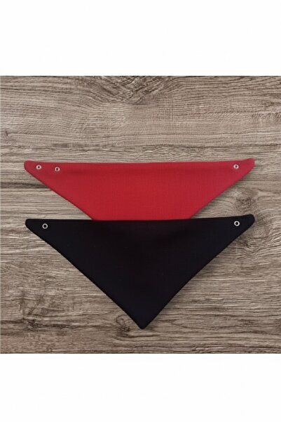 Panowill Design Baby Girl and Boy Dark Red and Black Scarf Set