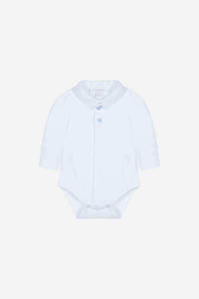 Panço Yenidoğan Yaka Detaylı Çıtçıtlı Body