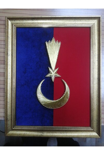 dekorasyonsepetim Filografi Jandarma Şualı Ayyıldız 36x46 cm