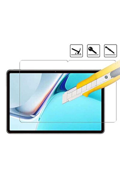 kılıffuarı Honor Pad X7 Tablet Cam 9H Çizilmeye Darbelere Dayanıklı Ekran Kor...