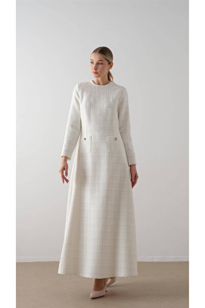 miha Hicran Önal ΦΟΡΕΜΑ στρογγυλός γιακάς LI CHANEL Εκρού