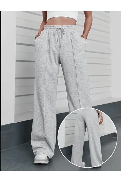 Green Hill Kadın ikiiplik Bol Paça Çımalı Eşofman Altı