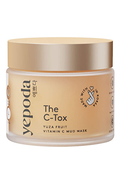 Yepoda قناع الطين من سي-توكس - يحتوي على فيتامين سي والكركم 80 جرام من إلسبيوتي