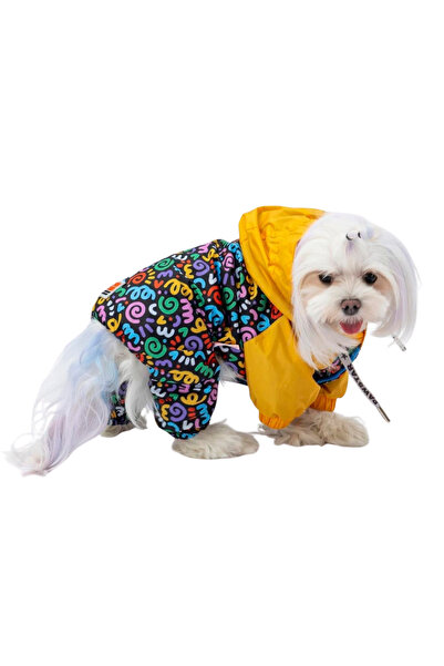 Pawstar Ferrara Polarlı Su Geçirmez Küçük Irk Köpek Yağmurluk Tulum Medium 2-...
