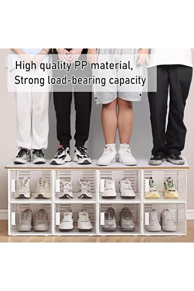 OEM Cutii de pantofi, set de 6 organizatoare stivuibile, structura rezistenta...