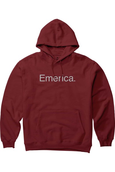 Emerica سترة بور الرياضية ذات الشعار النقي