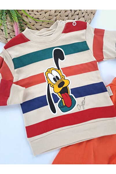 Butik Baby Boy Combed Cotton Double Suit Without Hoodie Without Fleece Inside Gift Set