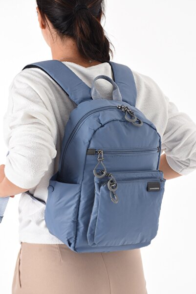 RKY SERENITY Sanmorris Unisex Water Resistant Parachute Fabric Daily Use Backpack with 4 Compartments and Laptop Compartment