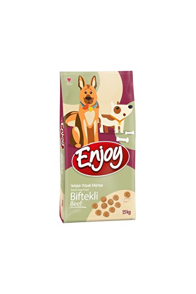 Enjoy Biftek Etli Yetişkin Köpek Maması (15 kg)