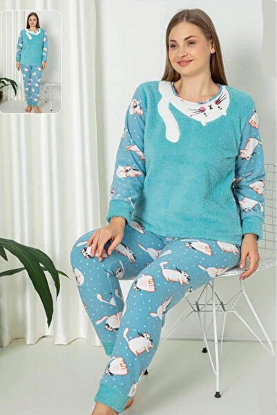 embody Pijamale de damă Cocolino batal, mărime mare, pufoase și călduroase, i...