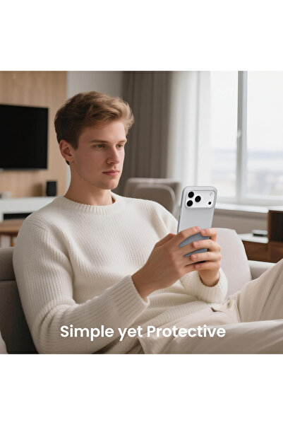 Joyshell Husa pentru iPhone 17 Pro Max, SIlicon Catifelat Cu Interior Microfibra, Gri deschis