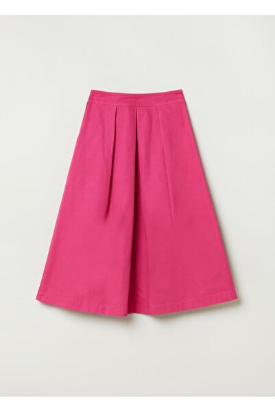 Stefanel Elegant, branded midi skirt with A-line cut
