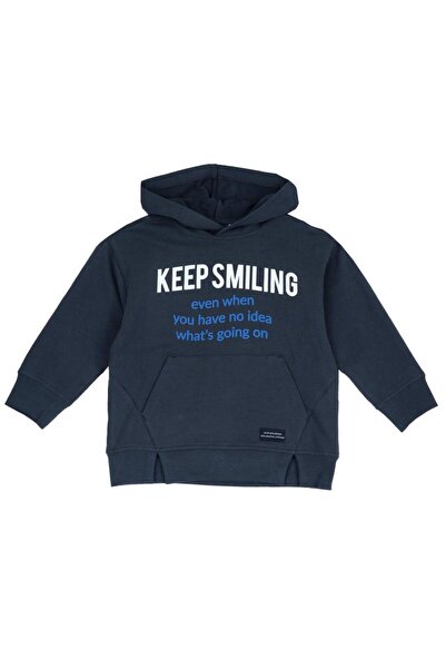 Chicco Keep Smiling boys' navy blue sweatshirt