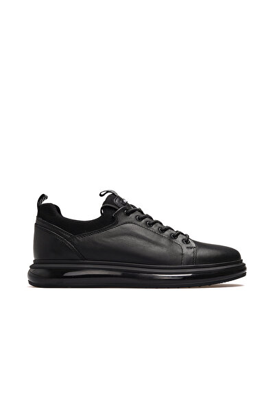 YAŞAR KAŞLI Men's Leather Casual Daily Shoes 25K Ykö-22002 m Black