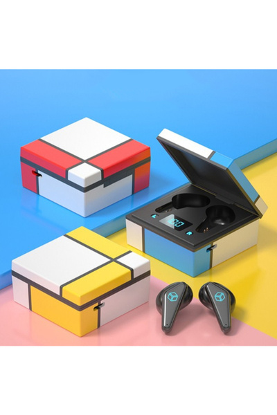 Smart Time&Tech K66 TWS kulaklık çıkarılabilir sihirli küp düşük gecikme oyun kulakiçi kablosuz kulaklık