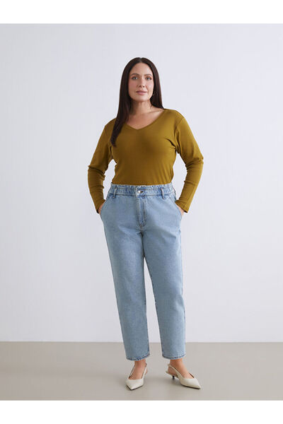 LC Waikiki Stylish Choices from Esvab Clothing |   Buy Elastic Waist Mom Fit Women's Jeans