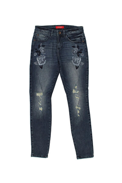 Guess Annette jeans with floral embroidery