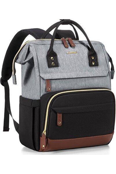 LOVEVOOK حقيبة ظهر نسائية كبيرة مقاومة للماء للكمبيوتر المحمول مع منفذ USB