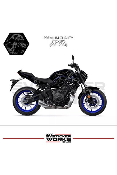 ARONA ملصق تغليف MT-07 2021-2024 طراز Lightning Motor Fairing Model Ready Kit...