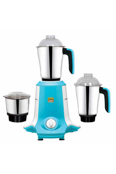 Beauty Plus خلاط ومطحنة بقوة 750 واط - 3 برطمانات من الفولاذ المقاوم للصدأ، 3 سرعات