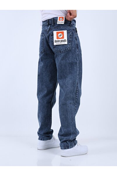 Penaltı Men's Baggy Jeans Denim Blue Snow Pants