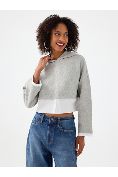 Loft Crop Kadın Sweatshirt