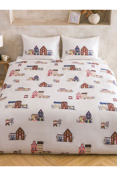 LC Waikiki Sparkling Choices from Shining Store |   Printed Double Duvet Cover Set