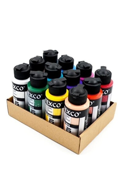 Rich Texco 12x110cc Ana Renkler Akrilik Boya Seti