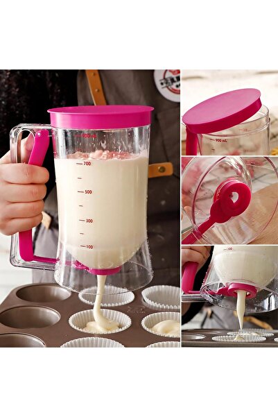 Generic Pancake Batter Dispenser - Cupcake & Pancake Handheld Measuring Funnel (Generic)