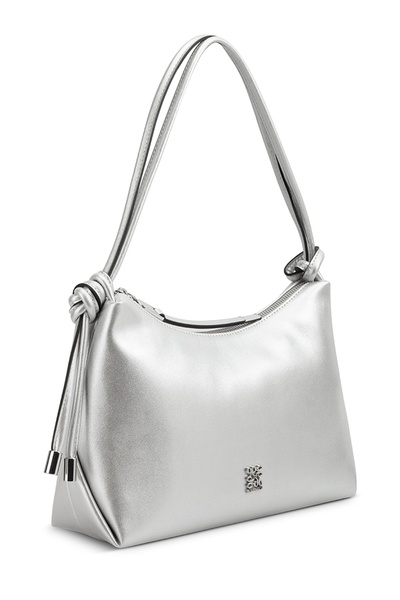 Nine West Geantă de umăr pentru femei ORALIE NYM566118 5PR argintie