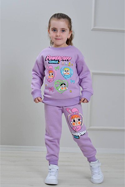 Yağmur Giyim PJK3İ Powerpuff модел с 3-лентов шнур, 100% памук, комплект спор...