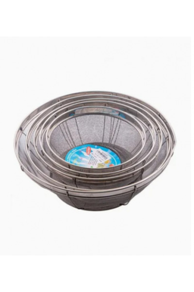 Generic 5-piece stainless steel strainer set