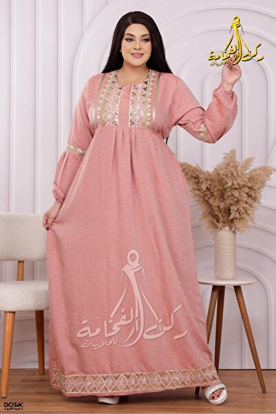 Generies Linen abaya made of light and comfortable linen material with an elegant and modern design, ideal for everyday use