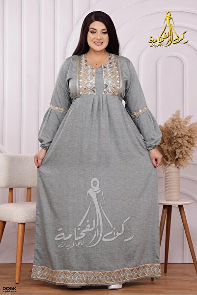 Generies Linen abaya made of light and comfortable linen material with an elegant and modern design, ideal for everyday use