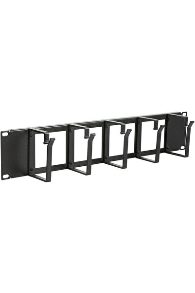 Other Lanview 2U 19" Rack Organizer Panel with Cable Hole, RAO115BL