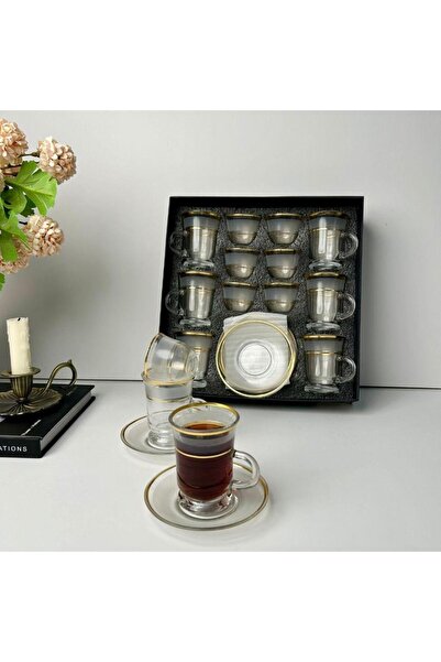 Generic 18-piece cup and saucer set