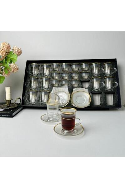 Generic 36-piece cup and saucer set