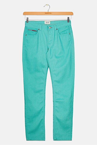 Tommy Hilfiger Kids Girl Solid Jeans, Green