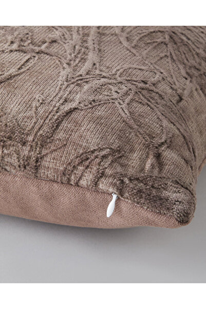 English Home Lily Throw Pillow Cover 45X45 cm Brown