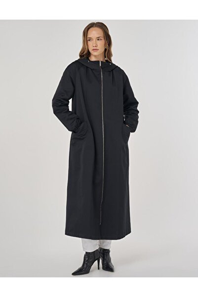 Kayra Fermuar Kapamalı Kap Siyah