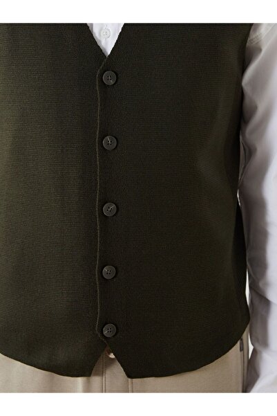 LC Waikiki LCWAIKIKI Classic Standart Kalıp V Yaka Erkek Triko Yelek