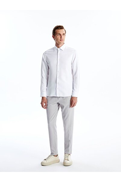 LC Waikiki LCWAIKIKI Classic Slim Fit Long Sleeve Dobby Men's Shirt