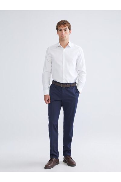 LC Waikiki LCWAIKIKI Classic Slim Fit Long Sleeve Dobby Men's Shirt