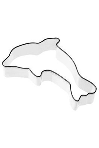 Paderno Stainless steel dolphin cookie cutter