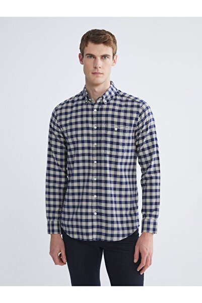 LC Waikiki LCWAIKIKI Classic Regular Fit Long Sleeve Plaid Men's Shirt